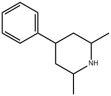 2,6-二甲基-4-苯基哌啶 结构式