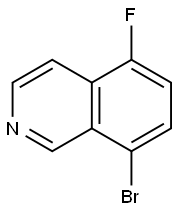 8-bromo-5-fluoroisoquinoline 结构式