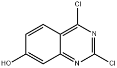 2,4-二氯-7-羟基喹唑啉 结构式