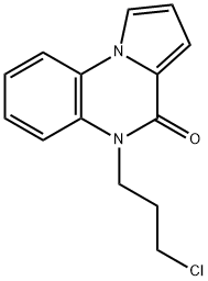 Pyrrolo[1,2-a]quinoxalin-4(5H)-one, 5-(3-chloropropyl)- 结构式