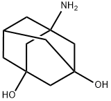 5-氨基-金刚烷-1,3- 二醇 结构式