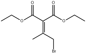 Propanedioic acid, 2-(2-bromo-1-methylethylidene)-, 1,3-diethyl ester 结构式