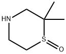 2,2-二甲基硫代吗啉1-氧化物 结构式