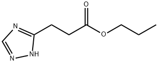 3-(4H-1,2,4-三唑-3-基)丙酸丙酯 结构式