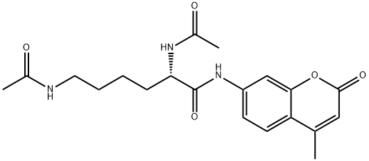 AC-LYS(AC)-AMC 结构式