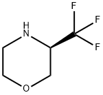 (3R)-3-(Trifluoromethyl)morpholine 结构式