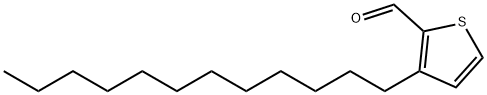3-十二烷基噻吩-2-甲醛 结构式