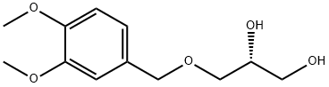 1,2-Propanediol, 3-[(3,4-dimethoxyphenyl)methoxy]-, (R)- (9CI) 结构式