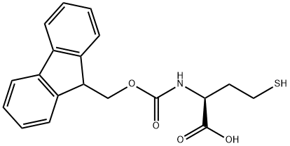 NΑ-(9-FLUORENEMETHOXYCARBONYL)-L-HOMOCYSTEINE 结构式