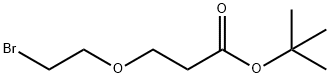 溴-一聚乙二醇-丙酸叔丁酯 结构式