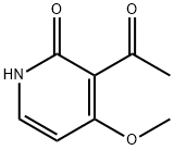 1-(2-HYDROXY-4-METHOXYPYRIDIN-3-YL)ETHAN-1-ONE 结构式