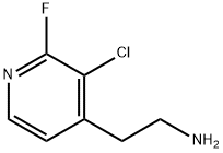 2-(3-chloro-2-fluoropyridin-4-yl)ethanamine 结构式