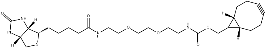 ENDO-BCN-PEG2-BIOTIN 结构式