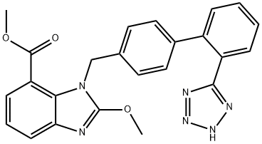 Candesartan Methyl Ester Methoxy Analog 结构式