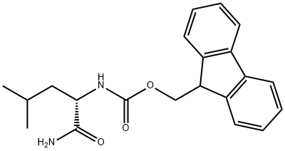 Fmoc-Leu-NH2 结构式