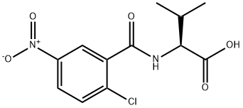 2-[(2-chloro-5-nitrophenyl)formamido]-3-methylbutanoic acid 结构式