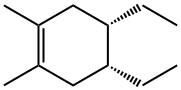 Cyclohexene, 4,5-diethyl-1,2-dimethyl-, cis- (8CI,9CI) 结构式