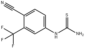 1-(4-氰基-3-三氟甲基苯基)硫脲 结构式