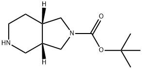 (3aR,7aR)-rel-tert-Butyl hexahydro-1H-pyrrolo[3,4-c]pyridine-2(3H)-carboxylate 结构式