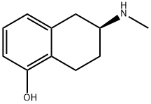 1-Naphthalenol, 5,6,7,8-tetrahydro-6-(methylamino)-, (6S)- 结构式