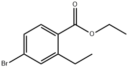 4-溴-2-乙基苯甲酸乙酯 结构式