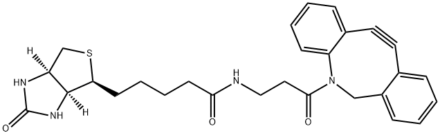 Azadibenzocyclooctyne-Biotin conjugate 结构式