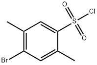 4-溴-2,5-二甲基苯-1-磺酰氯 结构式