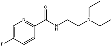 N-(2-(二乙基氨基)乙基)-5-氟-2-吡啶甲酰胺 结构式