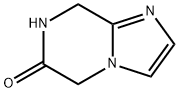 5H,6H,7H,8H-咪唑并[1,2-A]吡嗪-6-酮 结构式