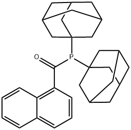 DI(1-ADAMANTYL)(1-NAPHTHOYL)PHOSPHINE 结构式