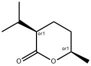 2H-Pyran-2-one,tetrahydro-6-methyl-3-(1-methylethyl)-,(3R,6R)-rel-(9CI) 结构式