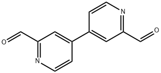 [4,4'-Bipyridine]-2,2'-dicarboxaldehyde 结构式