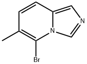 5-溴-6-甲基-咪唑并[1,5-A]吡啶 结构式