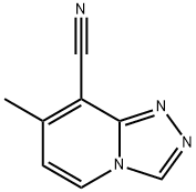 7-methyl-[1,2,4]triazolo[4,3-a]pyridine-8-carbonitrile 结构式