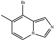 8-溴-7-甲基-咪唑并[1,5-A]吡啶 结构式