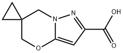 1',3'-Dihydrospirocyclopropane-1,2'-pyrazolo[3,2-b][1,3]oxazine-6'-carboxyli 结构式