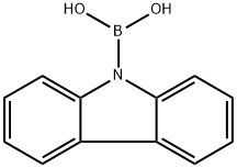 9H-carbazol-9-ylboronicacid 结构式