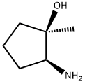 Cyclopentanol, 2-amino-1-methyl-, (1R,2S)- 结构式