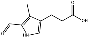 2-甲酰基-3-甲基-4-(3'-丙酸)-吡咯 结构式