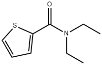 N,N-二乙基-2-噻吩甲酰胺 结构式