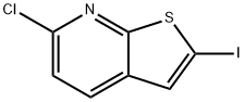 Thieno[2,3-b]pyridine, 6-chloro-2-iodo- 结构式