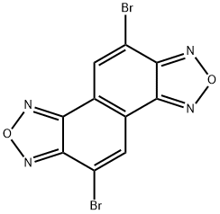 5,10-二溴萘并[1,2-C:5,6-C']双([1,2,5]恶二唑) 结构式
