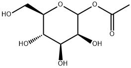 β-D-Mannopyranose 1-acetate 结构式