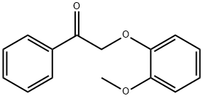 2-(2-甲氧基苯氧基)-苯乙酮 结构式