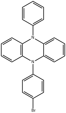 Phenazine, 5-(4-bromophenyl)-5,10-dihydro-10-phenyl- 结构式