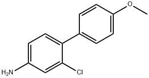[1,1'-Biphenyl]-4-amine, 2-chloro-4'-methoxy- 结构式