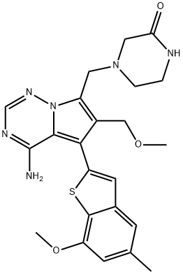 罗加替尼 结构式