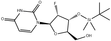 1 - ((2R,3R,4R,5R)-4 - ((叔丁基二甲基硅烷基)氧基)-3-氟-5-(羟甲基) 结构式
