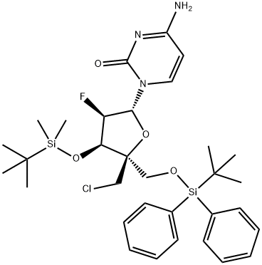 4-氨基-1 - ((2R,3R,4R,5R)-4 - ((叔丁基二甲基硅烷基)氧基)-5 - (( 结构式