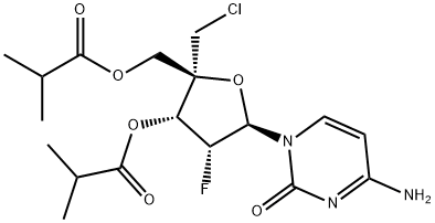 化合物LUMICITABINE 结构式